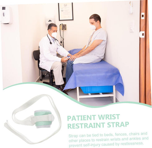 4pcs Wrist Straps for Patient Safety Hospital Use Limb Prevents Injury During Care Soft and Comfortable Material