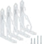 HOME MASTER HARDWARE Decorative Shelf Brackets 5x3-1/2 in Wall Mounted Floating Shelf Bracket L Heavy