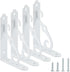 HOME MASTER HARDWARE Decorative Shelf Brackets 5x3-1/2 in Wall Mounted Floating Shelf Bracket L Heavy