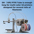 2.5mm 4mm 5M/16.4ft, 2 X1/ X1C/ P1P/ P1S/ A1/ A1 MMU3, K1 3 V3 3D Sovol PTFE Tube ID OD, Length with Couplers & Tubing