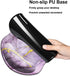 Mouse Pad with Wrist Support, Non-Slip Mousepad Wrist Rest for Office, Durable & Comfortable Ergonomic Support (Purple
