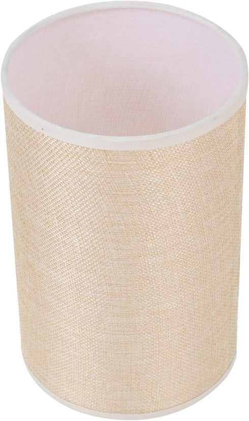 Uonlytech E27 Cloth Lampshade Cylinder Light Cover 7.87X5.11X5.11In Replacement Shade for Floor