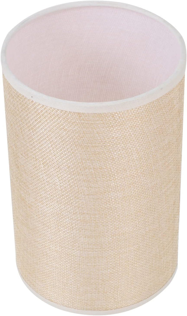 Uonlytech E27 Cloth Lampshade Cylinder Light Cover 7.87X5.11X5.11In Replacement Shade for Floor