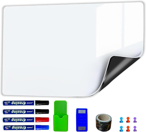 Magnetic Dry Erase Whiteboard Paper - New Dirt Repellent Technology, Magnetic White Board for Wall Use