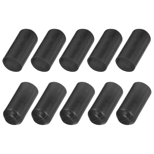 MECCANIXITY 30Pcs Heat Shrink End Cap, 20mm ID x 45mm L, Waterproof Adhesive Tubing Caps for Electrical Wire