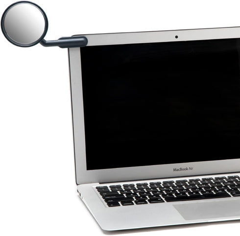 Peleg Design Watch-It Monitor Mirror, Clip-On Cubicle, Computer Rear-View mirror, Convex for