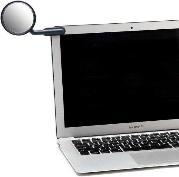 Peleg Design Watch-It Monitor Mirror, Clip-On Cubicle, Computer Rear-View mirror, Convex for