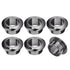 uxcell 6Pcs Cable Hole Cover, 12/32 inch(18mm) ABS Office Desk Cable Wire Cord Grommet Organizer (Black)