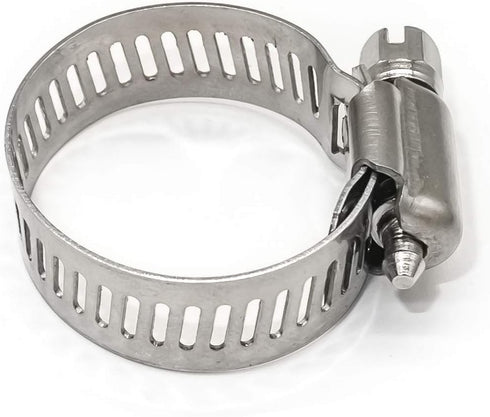 Adjustable Stainless Steel Worm Gear Hose Clamps (18-32mm)