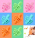60 JustBlanks Pcs Pencil Grips for Kids Handwriting Pencil Holder for Kids Posture Correction Writing Training
