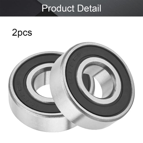 Othmro 2Pcs 1622-2RS Deep Groove Bearings, Double Bearing High Carbon Chromium for Robotics, 14.29x34.93mm