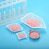 PATIKIL Square-Shaped Weigh Boats, 20 Pack Plastic 100mL Medium Disposable Powder Dispenser, White.