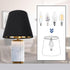 6Pcs Bulbs, 3.54" 5.9" 4.72" Set 6 Chandelier Shade for Candelabra Clip Mount Shade, X X Small Lamp Shades
