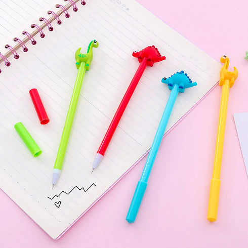 YYaaloa 70pcs Cute Novelty Gel Ink Pens - Cartoon Animal 0.5 mm Black Ink Pens for Kids Office School Supplies