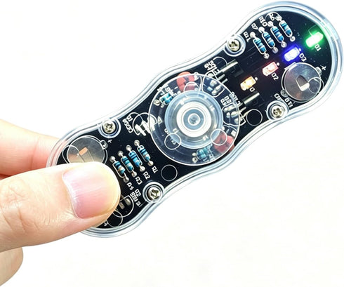 ISolderStore 2 Leaves LED Rotating Gyroscope DIY Kit Soldering Project Electronics Kit