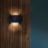 8 Bulbs, INOOMP Waterproof Solar Wall Light with Warm LED Outdoor Garden Yard Fence Wall-Mounted Solar Lamp for Porch