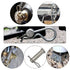 Dia: 7/16 x 2-1/2in Length Adjustable Clevis Pin, 8-Hole Pin Universal Clevis Pins, Fastener for Farming Machine