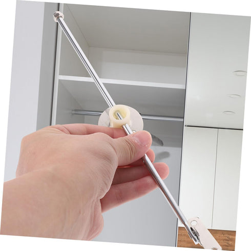 Durable Metal Support Hinge for Kitchen Cabinets and Bedside Tables - Smooth Operation