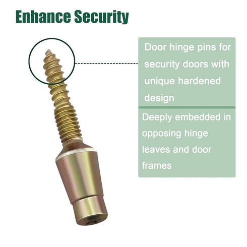 Door Hinges Security Screws, Tamper Proof Screws for Door Security, 10 Pack Accessory Hinge Screws
