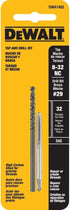 2PC Drill Tap Set, 8-32NC THRD