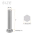 Hex Bolts 10Pcs (3/8-16x2") UNC Fully Threaded Silver Machine Screws, 304 Stainless Steel for Furniture Repair