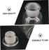 1pc Clear Reagent Bottle, Powder Container for Liquid Storage, Lab Vials, Small Apothecary Jars