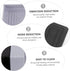Lurrose Bed Padding Block Furniture Accessory Heightening Foot Pad Bed Riser Non-Slip Plastic for Tables Chairs Sofas