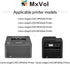 MxVol Compatible Toner Cartridge Replacement for Canon 051 051H (2168C001), 1 Pack Black for Various Printers
