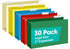 HERKKA 30 Pack Extra Capacity Legal Size Hanging File Folders, Reinforced with Heavy Duty 3 Inch Expansion