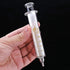 1 Pack Glass Syringes with Caps, 10cc/ml for Laboratory Use