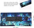 Extended Gaming Mouse Pad, Portable Mat for Keyboard & Mouse with Stitched Edges, 90x40