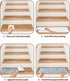 BOHOOSKYLAR Summer 4 8"x30" Coastal Vacation Stair Treads Blue White Coconut Trees Lobster Plaid Indoor Non Slip Peel