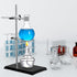 Chemistry Laboratory Stand Set with Support Stand, 2 Retort Rings, Rod and Flask Clamp