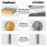 1/2 inch 5/8 inch 9/16 Fivepears Core Box Router Bit with Shank Cutting Diameter Cutting Length for DIY Woodwork