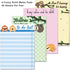 Fancy Land Sloth Memo Pads, 4 Pack Funny Animal Notepads for Office, Home, Teacher Appreciation Gift, School Supply