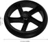 2Pcs VOSAREA Laundry Cart Wheels Lightweight Grocery Cart Wheel Replacement for with Unique Stair Climbing Design