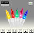 100LIGHTS 19.6 Multi Easter Mini String LightsConnectors Christmas Decorative Lights UL Certified Waterproof for Easter