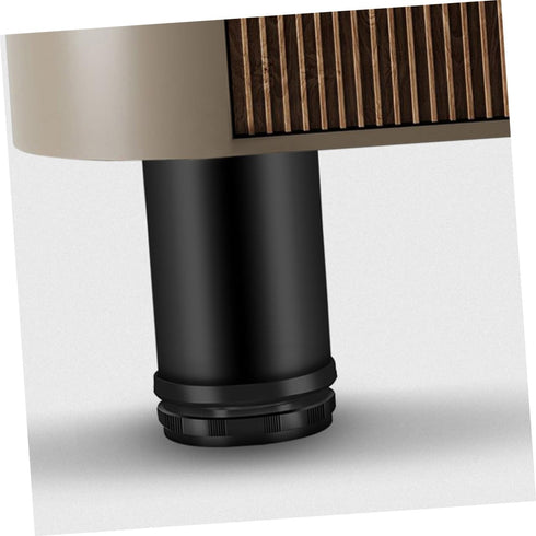 4pcs OSALADI Sturdy Stainless Steel Table Legs Easy Install for Sofa Desk Cabinet Bedside Table