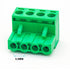 5 Pcs 5.08mm 4 Pin Phoenix Type Connector Green PCB Screw Terminal Block, 4 Pole