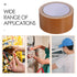 EXCEART Cloth-Based Tape, 5Cm X 13M Brown Duct Tape for Heavy Duty Sealing, Waterproof and Insulation