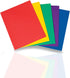 School Smart Smooth 2-Pocket Folder with Fasteners, Assorted Colors, Pack of 25