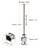 12pcs 14Gauge Stainless Steel Dispensing Needles, 1 1/2" All Metal Glue Needle Tube Blunt Tips Luer Lock for Thick Liquids, Ink, Glue, Lab Use