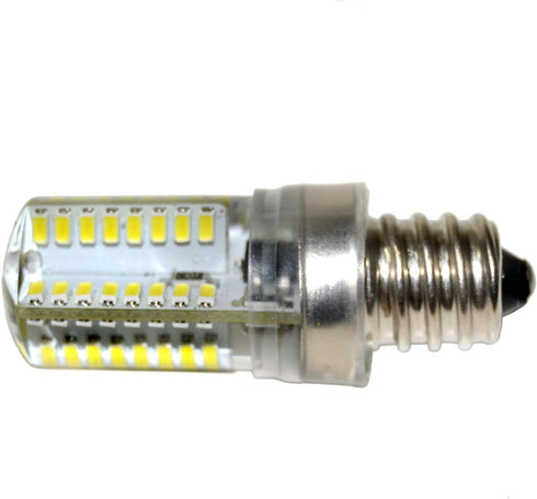 HQRP E12 Candelabra Base LED Bulb Cool White AC 110V for LG Dryer Light Bulb Replacement