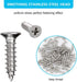 4 Pieces Stainless Steel Straight Brace (6.1 x 0.7 inch) with 24 Screws Included, Flat Straight Brackets