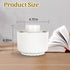 Desk Organizer, Minimalist Modern Design Pen Holder for Desk 360°Rotating Office Accessories with 5 Compartments