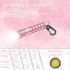 LUMINTOP EDC01 Pink Keychain Flashlight, 120 Lumen AAA Waterproof EDC Light for Everyday Use, 32 Hours