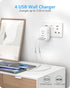 LENCENT US to UK Ireland Travel Plug Adapter, Type G Grounded Converter with 4 USB Chargers for USA to Dubai