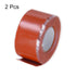 2 Rolls Self Fusing Silicone Tape 1" x 10ft x 0.02" Waterproof Sealing for Water Pipe Hose Leak Repair