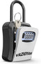Key Lock Box for Outside, Portable Waterproof Wall Mounted 4-Digit Combination Key Storage Lockbox for Home