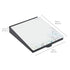 ECR4Kids MessageStor Dry-Erase Glass Board Memo Station, Desk Organizer, Botanical